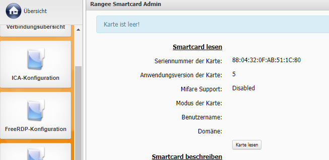 Der Smartcard Ressourcen Manager Wird Nicht Ausgeführt RangeeOS - Smartcard-RFID-USB Easylogin